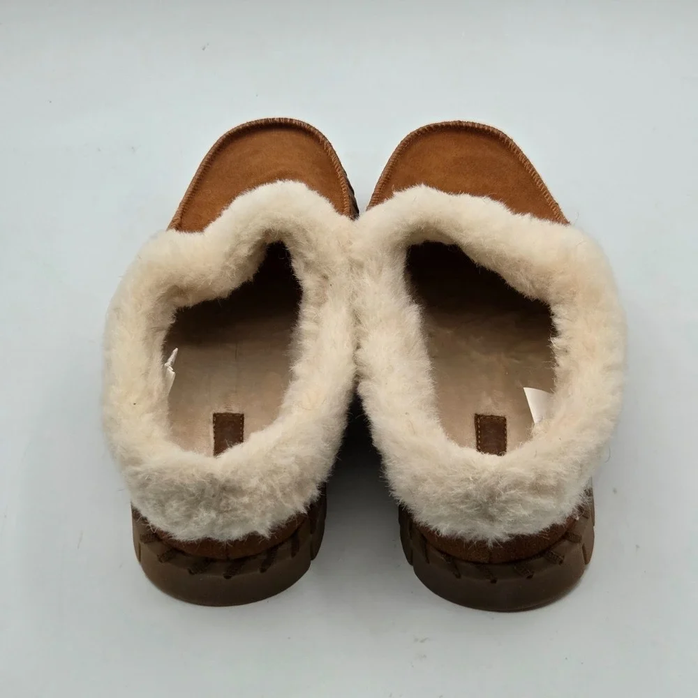 Men's Muk Luks Slippers - Cognac Brown - Size 10